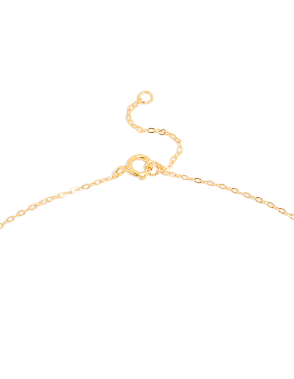 Gold Plated Sterling Silver Cubic Zirconia Cross Necklace