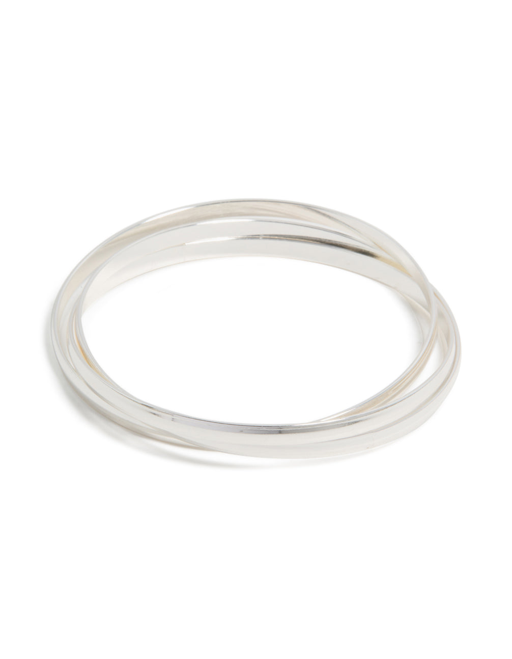 Silver Plain Russian Bracelet