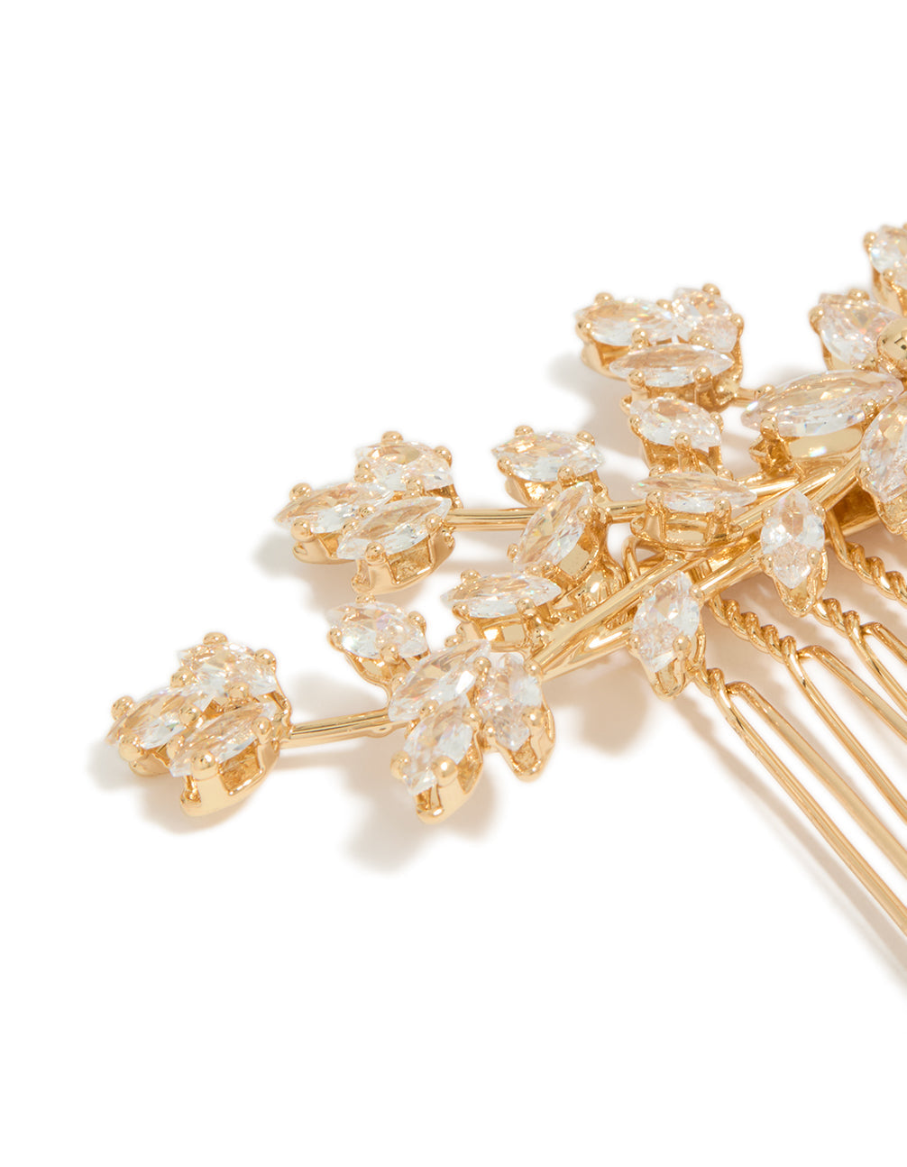 Gold Dainty Petal Comb