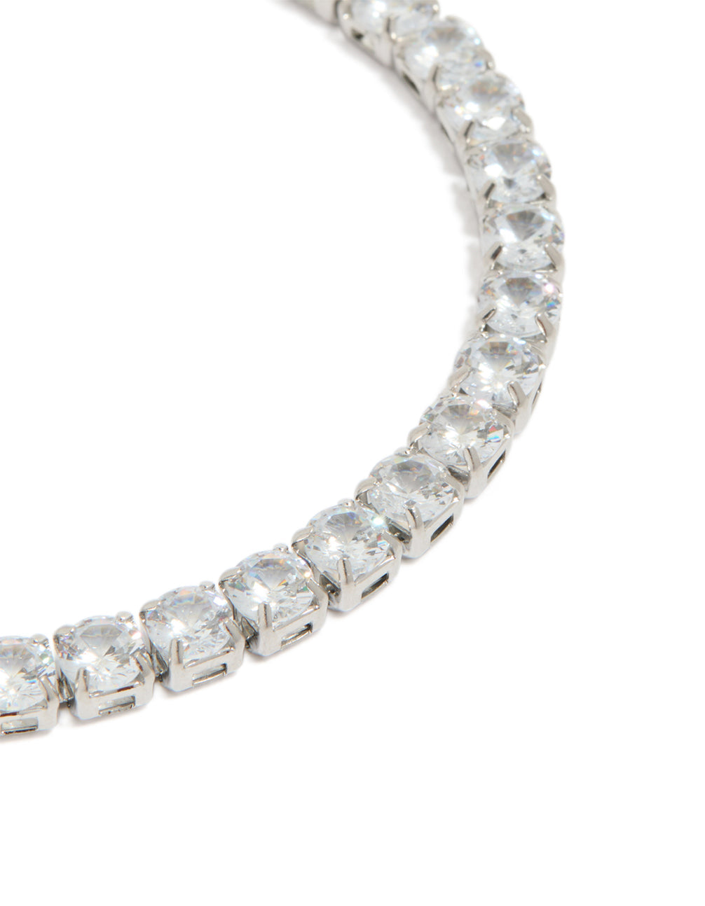 Waterproof Men’s Stainless Steel Large Cubic Zirconia Tennis Bracelet