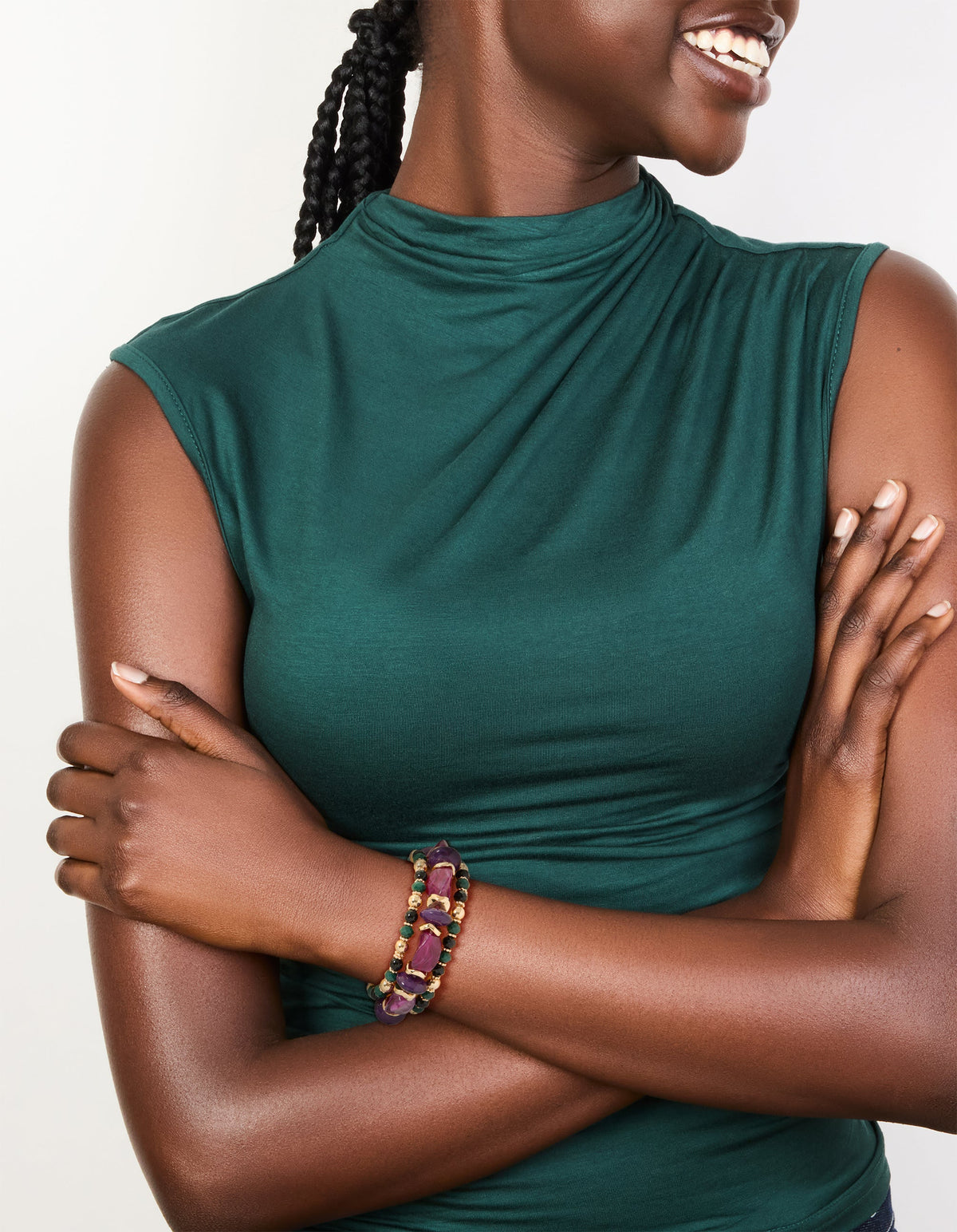 Mixed Beaded Stretch Bracelets 3-Pack