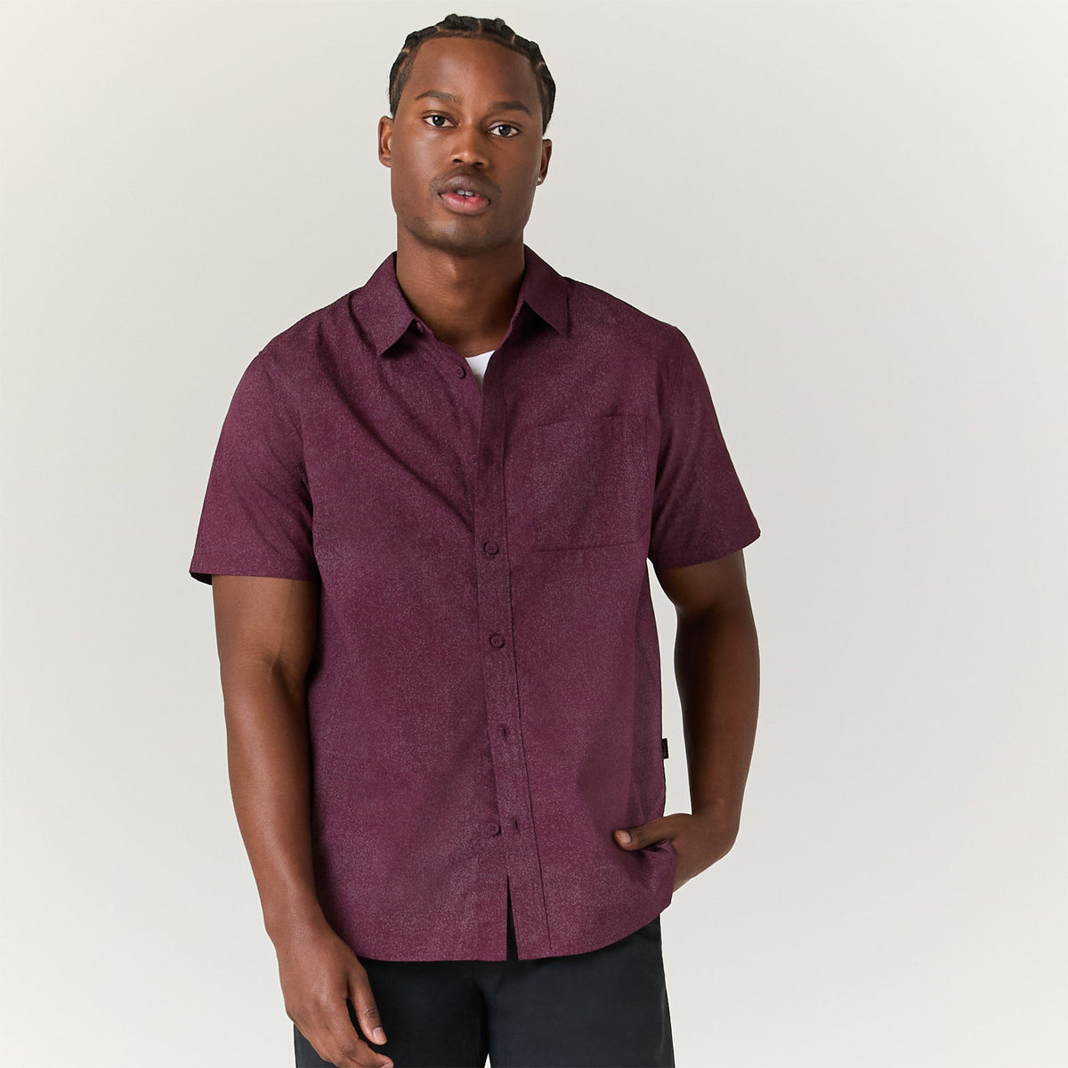 BALES SS BUTTON UP