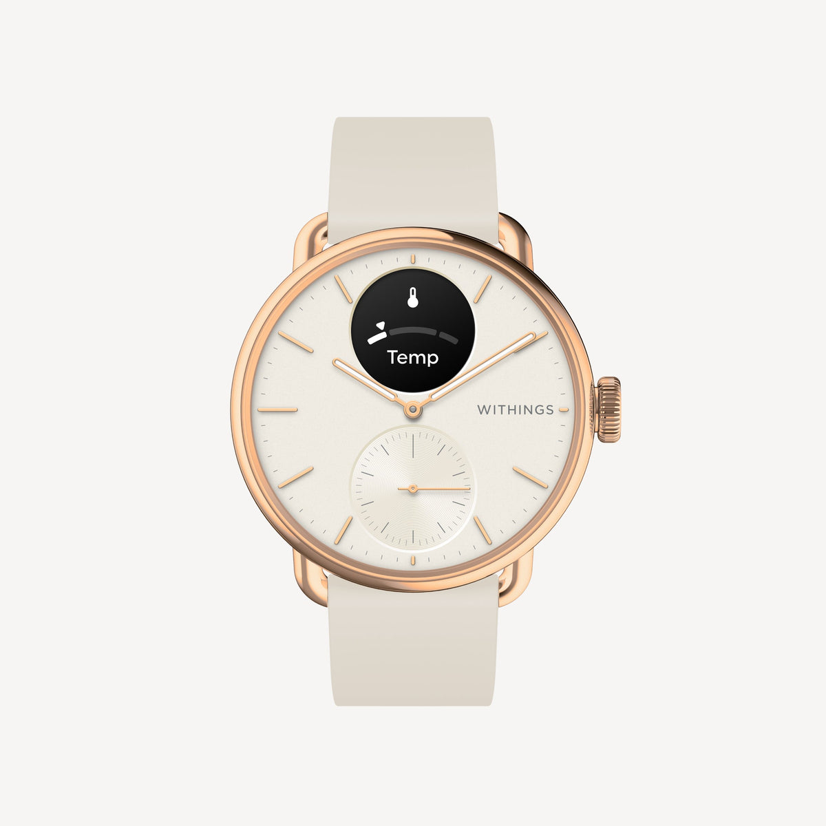 ScanWatch 2 38mm White & Rose Gold