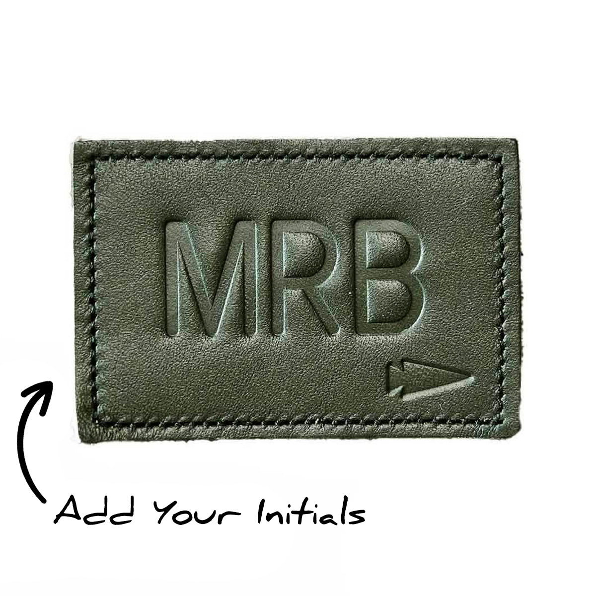 Patch - Custom Leather Monogram