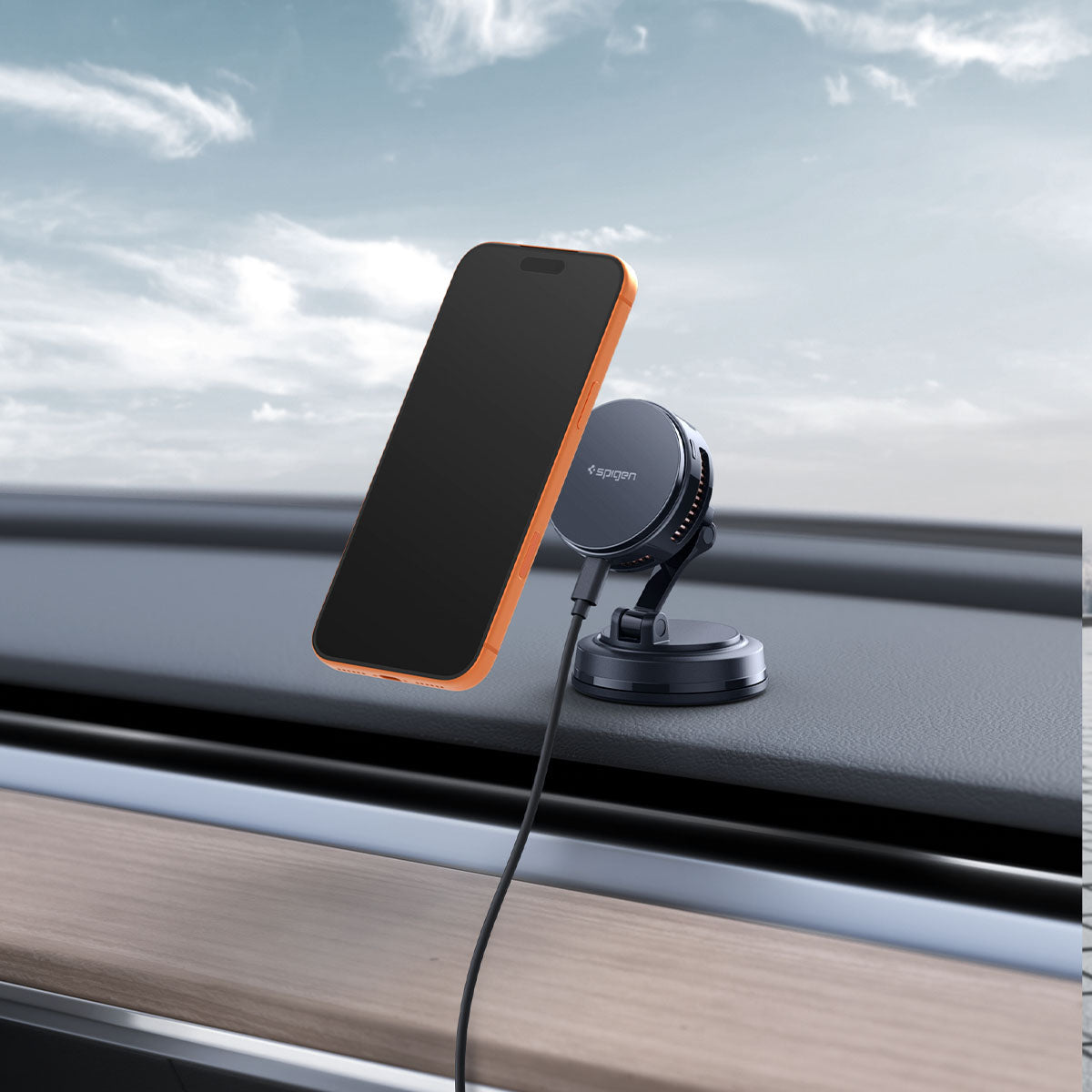 Peltier Dashboard Charging Mount with Cable | PLT100 (Mag Fit)