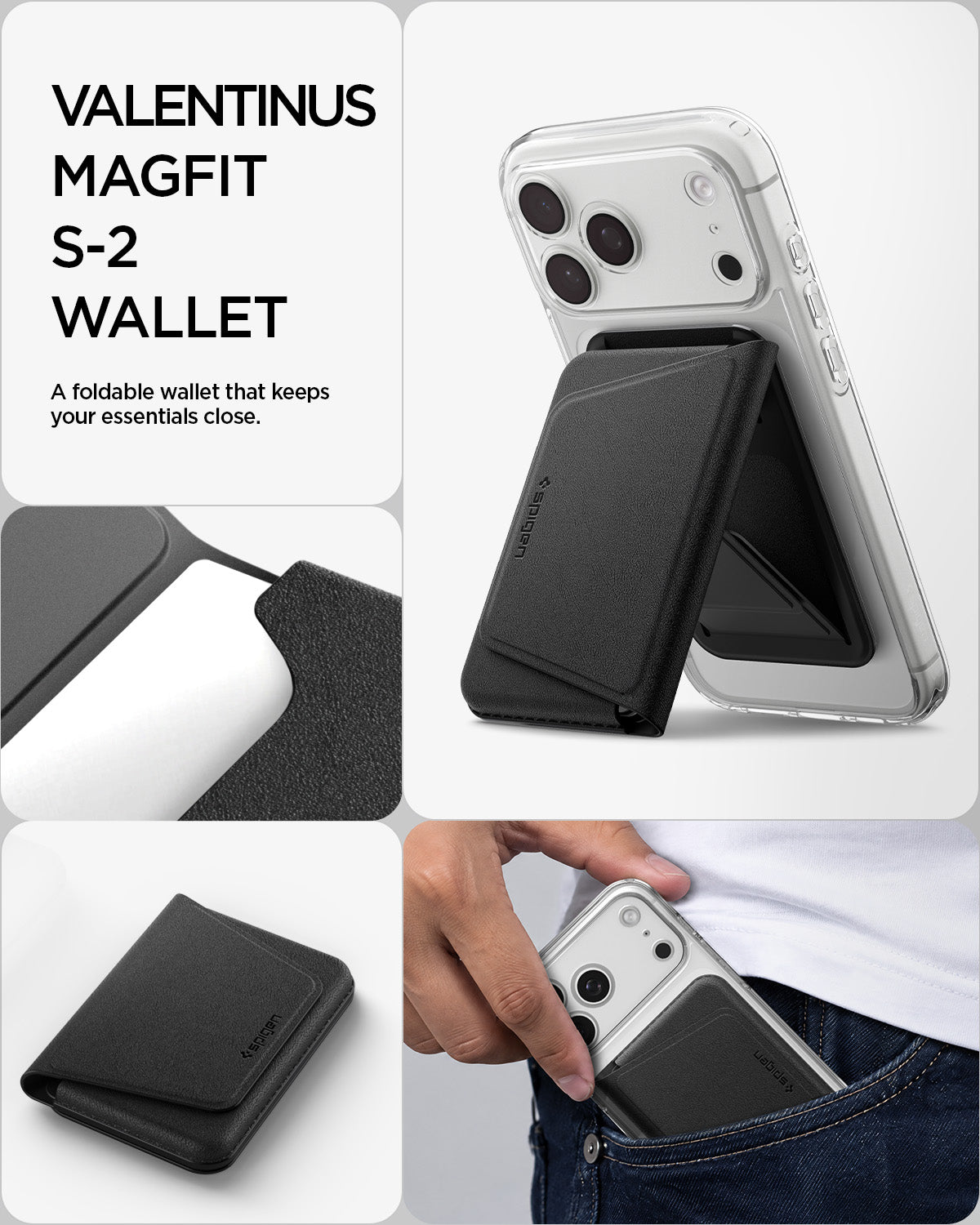 MagSafe Card Holder Valentinus S-2 (Mag Fit)