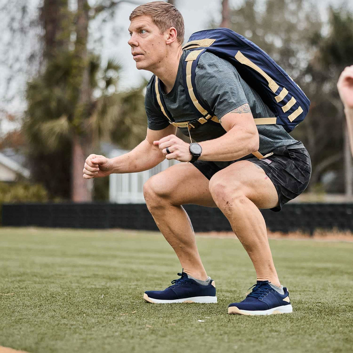 Ballistic Trainers™ - Navy + Gold