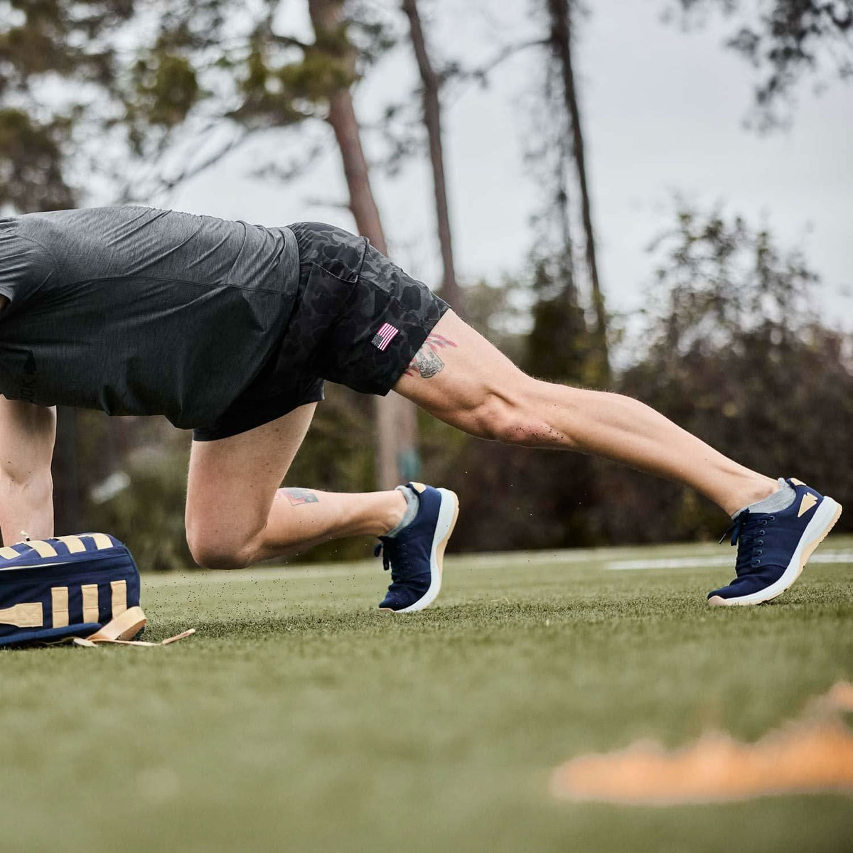 Ballistic Trainers™ - Navy + Gold