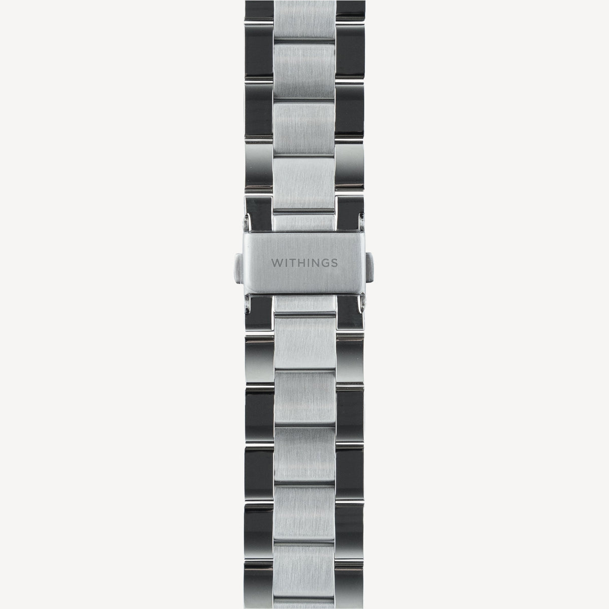 Full Metal Link Wristband Silver
